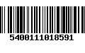 Código de Barras 5400111018591