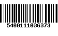 Código de Barras 5400111036373