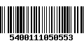 Código de Barras 5400111050553