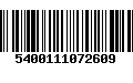 Código de Barras 5400111072609