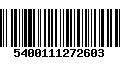 Código de Barras 5400111272603