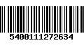 Código de Barras 5400111272634