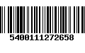 Código de Barras 5400111272658