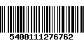 Código de Barras 5400111276762