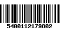 Código de Barras 5400112179802