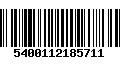 Código de Barras 5400112185711