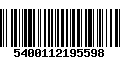 Código de Barras 5400112195598