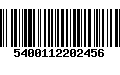 Código de Barras 5400112202456