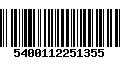 Código de Barras 5400112251355