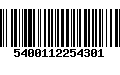 Código de Barras 5400112254301