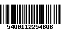 Código de Barras 5400112254806