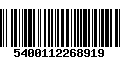 Código de Barras 5400112268919