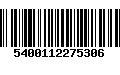 Código de Barras 5400112275306