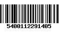 Código de Barras 5400112291405