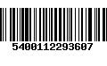 Código de Barras 5400112293607