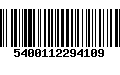 Código de Barras 5400112294109