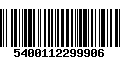 Código de Barras 5400112299906