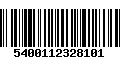 Código de Barras 5400112328101