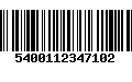 Código de Barras 5400112347102