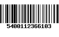 Código de Barras 5400112366103