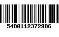 Código de Barras 5400112372906