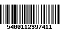 Código de Barras 5400112397411