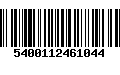 Código de Barras 5400112461044