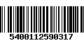 Código de Barras 5400112590317