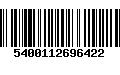 Código de Barras 5400112696422