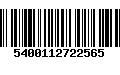 Código de Barras 5400112722565