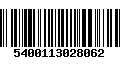 Código de Barras 5400113028062