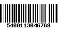 Código de Barras 5400113046769