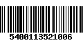 Código de Barras 5400113521006