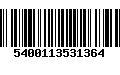 Código de Barras 5400113531364