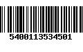 Código de Barras 5400113534501