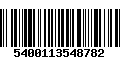 Código de Barras 5400113548782