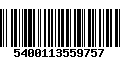 Código de Barras 5400113559757