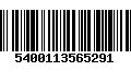 Código de Barras 5400113565291