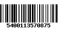 Código de Barras 5400113570875