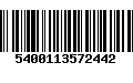 Código de Barras 5400113572442