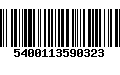 Código de Barras 5400113590323