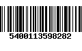 Código de Barras 5400113598282