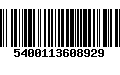 Código de Barras 5400113608929