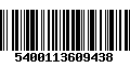 Código de Barras 5400113609438