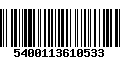 Código de Barras 5400113610533