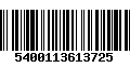 Código de Barras 5400113613725