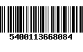 Código de Barras 5400113668084