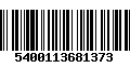 Código de Barras 5400113681373