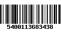 Código de Barras 5400113683438