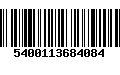 Código de Barras 5400113684084